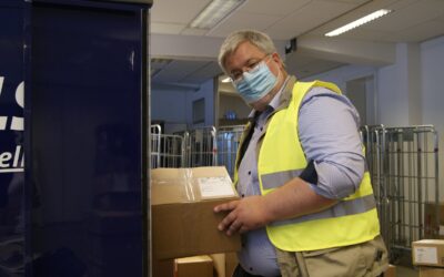Ein Tag als Zusteller